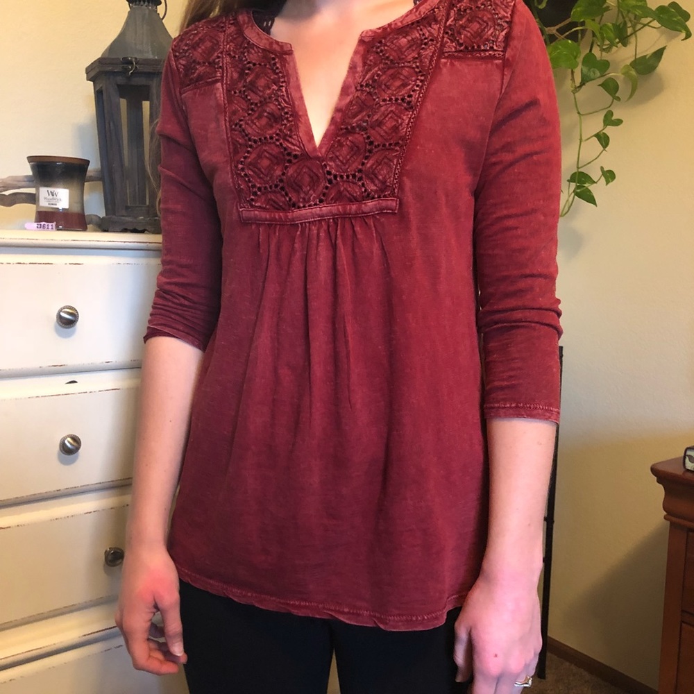 Lucky Brand Red Shirt